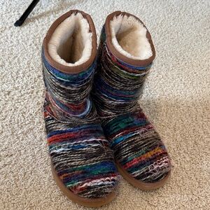 Lam Multicolor Knit Women's Boots size 9